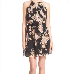Mini floral summer dress